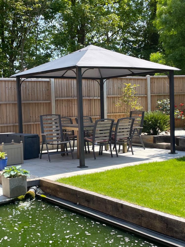 Canopy for 3m x 3m Camelot Full Steel Patio Gazebo - Single Tier - Customer Photo From Anonymous