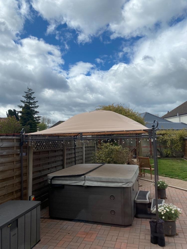 Canopy for 3m x 3m Patio Gazebo - Single Tier - Customer Photo From Geoff Leak