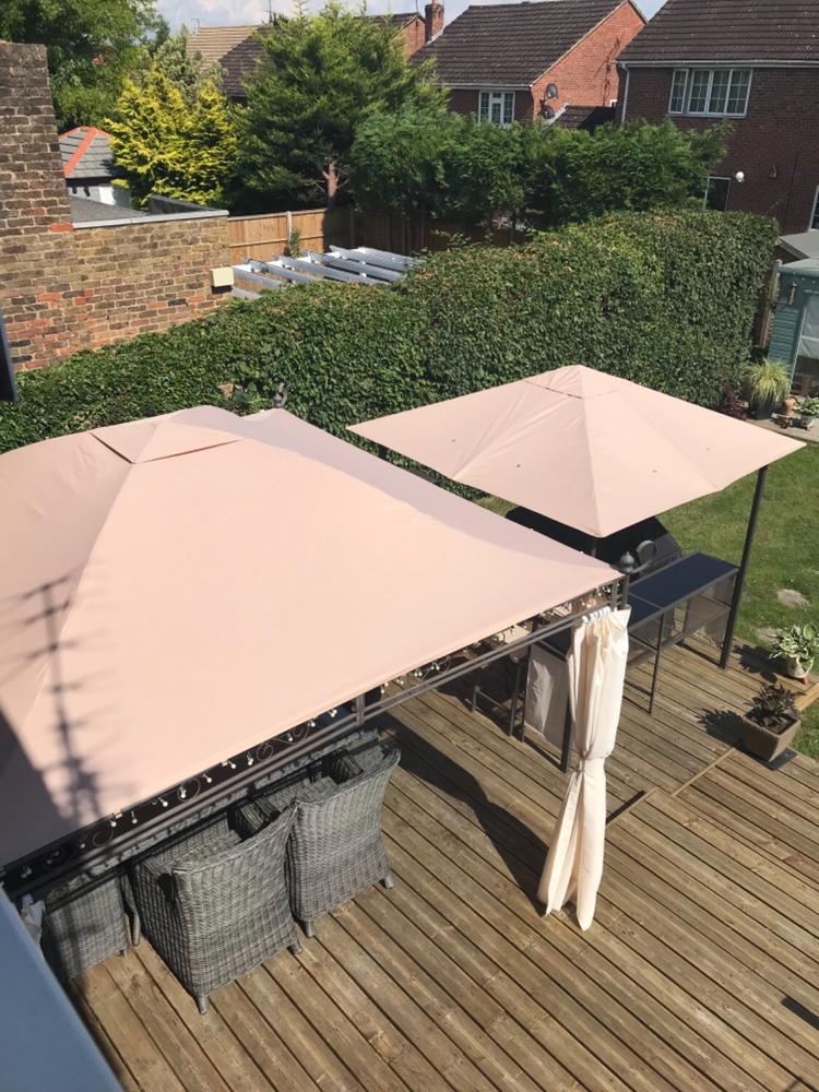 Canopy for 3m x 3m Patio Gazebo - Single Tier - Customer Photo From Anonymous