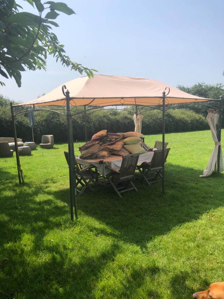 Canopy for 3m x 4m Patio Gazebo - Single Tier - Customer Photo From Anita Jane Marjoram