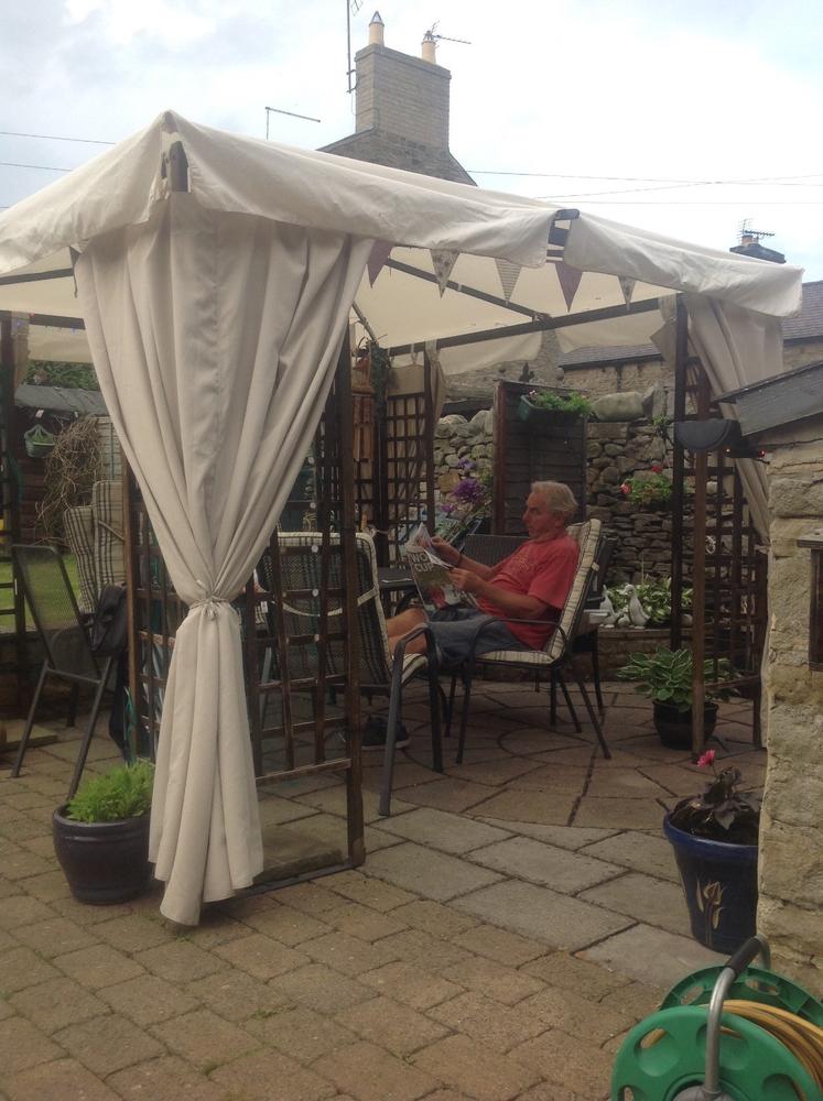Canopy for 3m x 3m Patio Gazebo - Single Tier - Customer Photo From Donna S.
