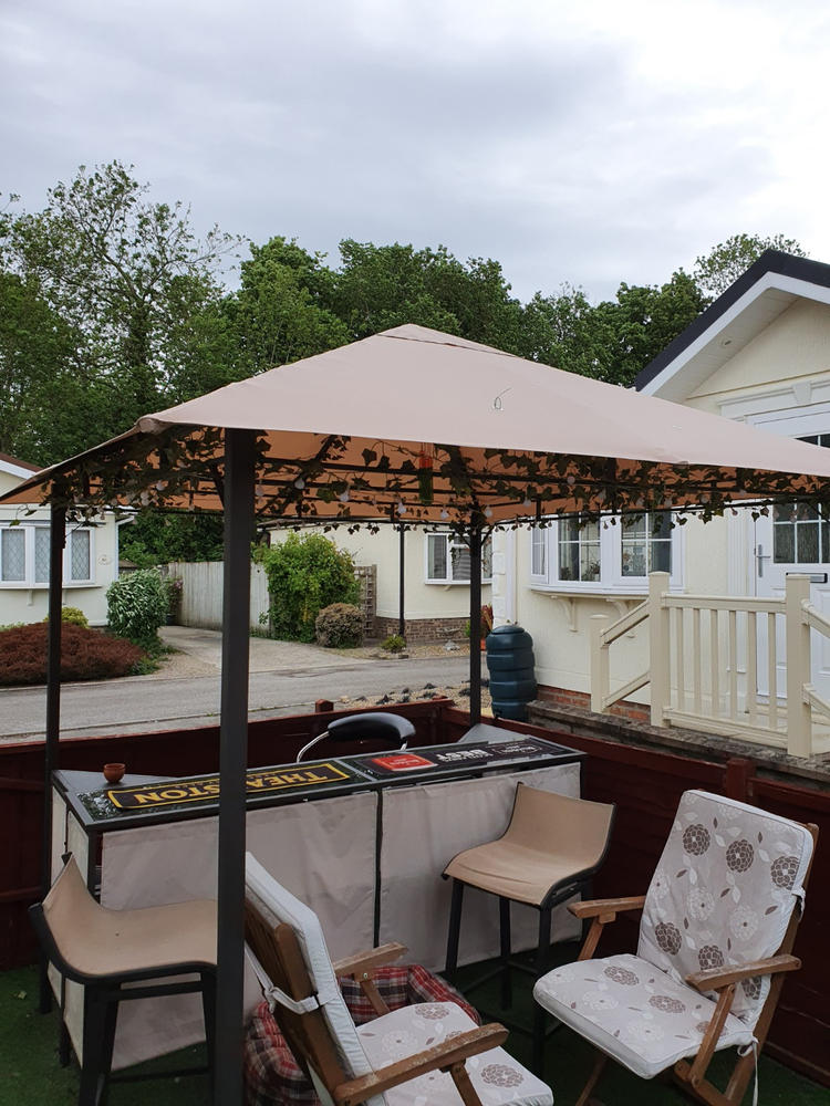 Canopy for 2.4m x 2.4m Patio Gazebo - Single Tier - Customer Photo From Margaret Hansekowitsch
