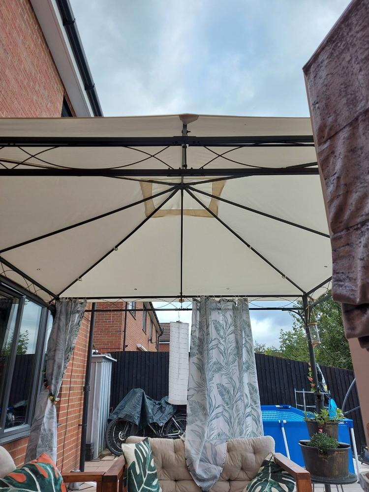Canopy for 3m x 3m Patio Gazebo - Single Tier - Customer Photo From Jacqueline Hamilton