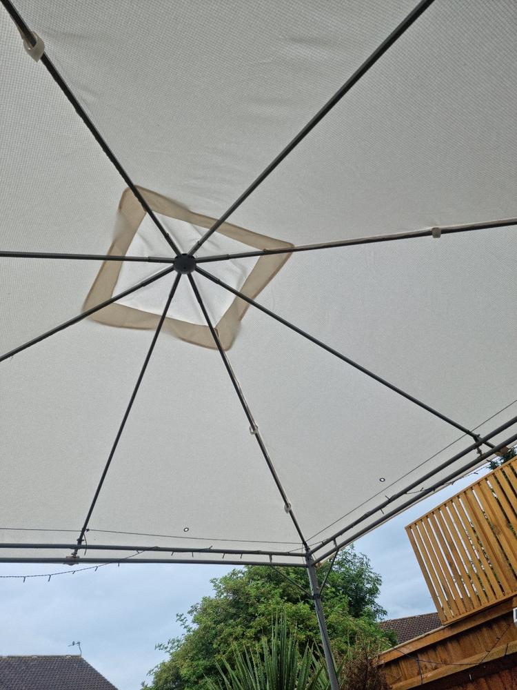 Canopy for 3m x 3m Patio Gazebo - Single Tier - Customer Photo From Karen Dendy