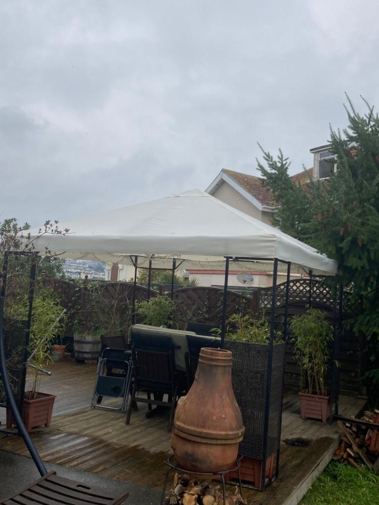 Canopy for 3m x 3m Ikea Ammero Patio Gazebo - Single Tier - Customer Photo From Wanda Husselbee