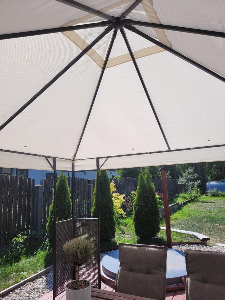 Canopy for 3m x 3m Ikea Ammero Patio Gazebo - Single Tier - Customer Photo From Vlasta Durseneva