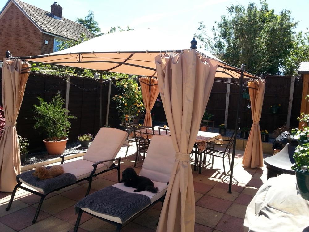 Side Panel Set for 3m x 4m Patio Gazebo - Set of 4 - Customer Photo From Anonymous