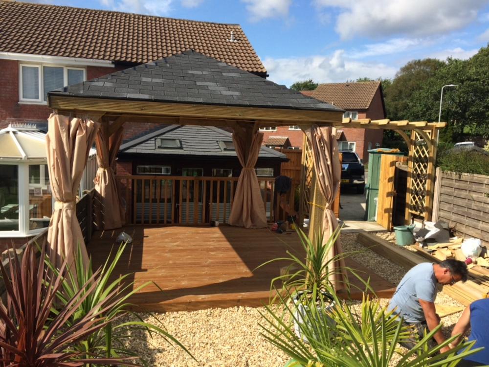 Side Panel Set for 3m x 4m Patio Gazebo - Set of 4 - Customer Photo From Anonymous