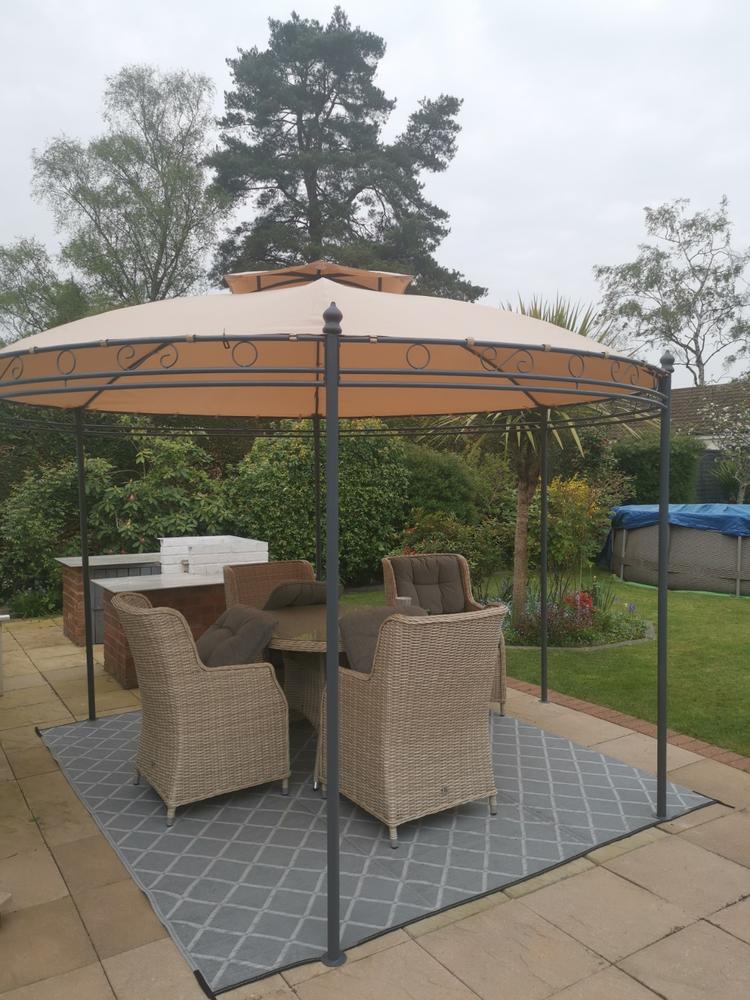 Canopy for 3.5m Regency Round Patio Gazebo - Two Tier - Customer Photo From Anonymous