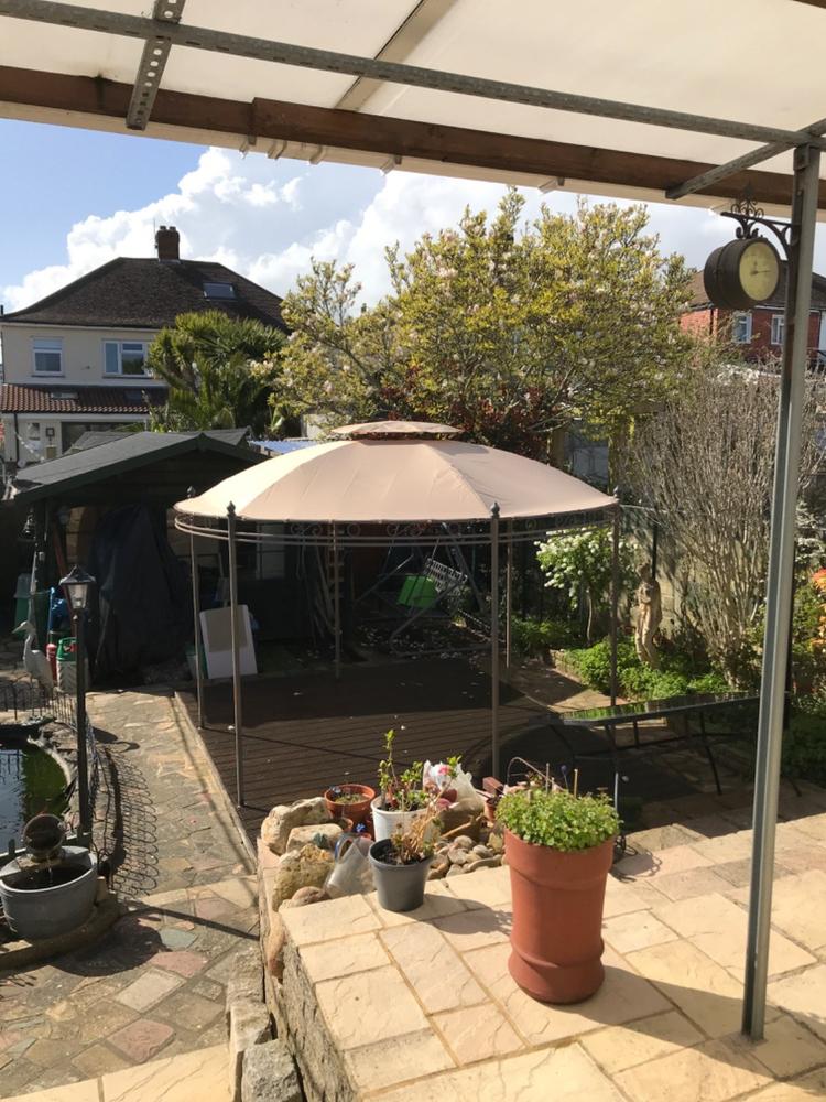 Canopy for 3.5m Regency Round Patio Gazebo - Two Tier - Customer Photo From Phillip Hallam
