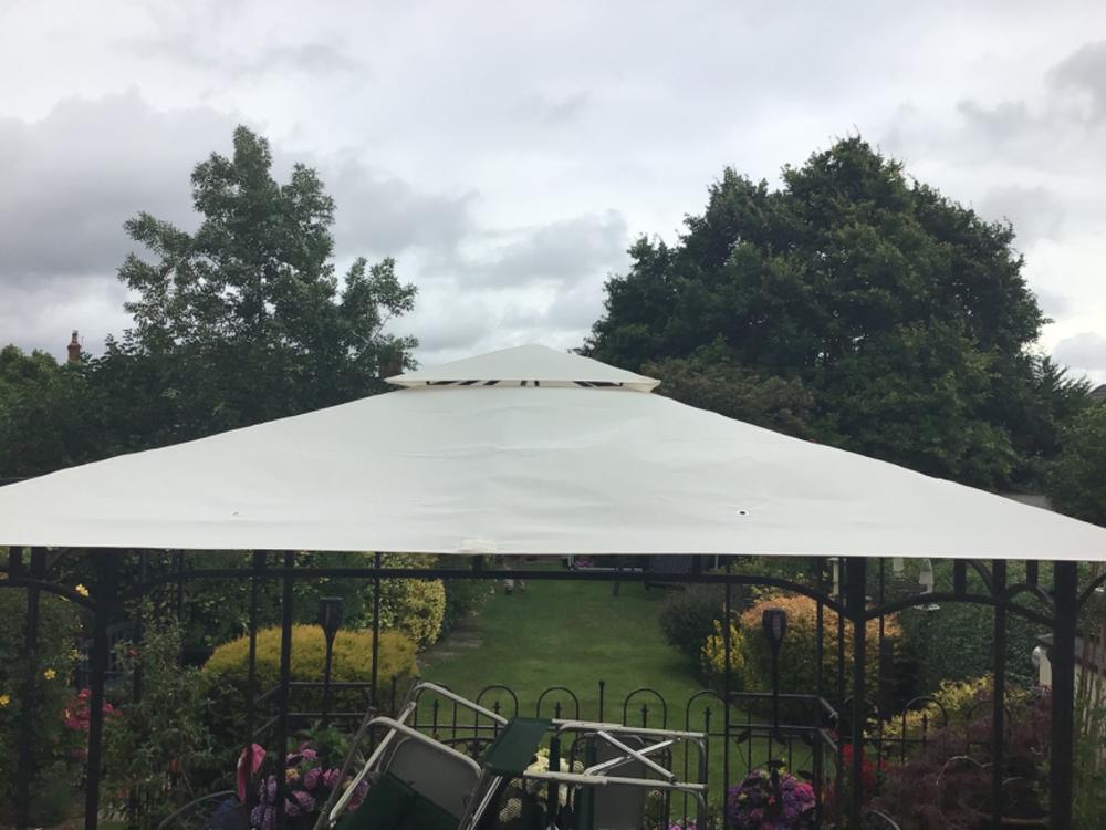 Canopy for 3m x 3m Homebase Lucca Patio Gazebo - Two Tier - Customer Photo From Sheila Edwards