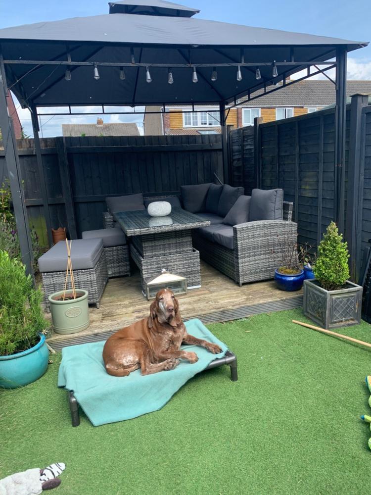 Canopy for 3m x 3m Homebase Lucca Patio Gazebo - Two Tier - Customer Photo From Michelle Noble