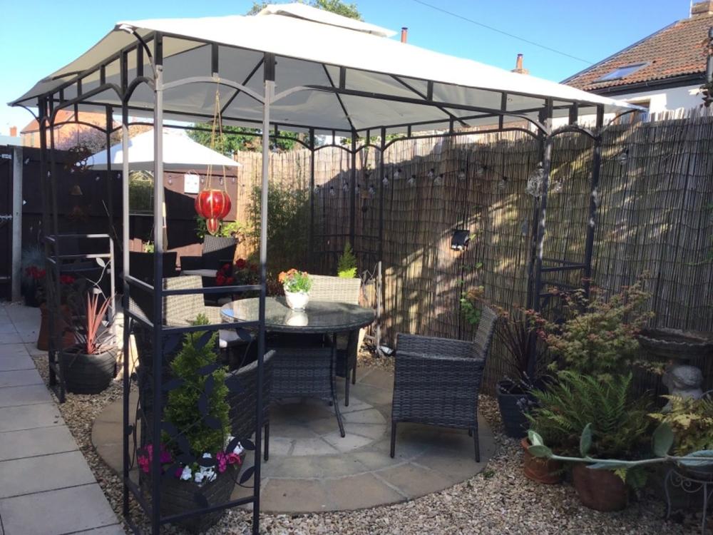 Canopy for 3m x 3m Homebase Lucca Patio Gazebo - Two Tier - Customer Photo From Anonymous