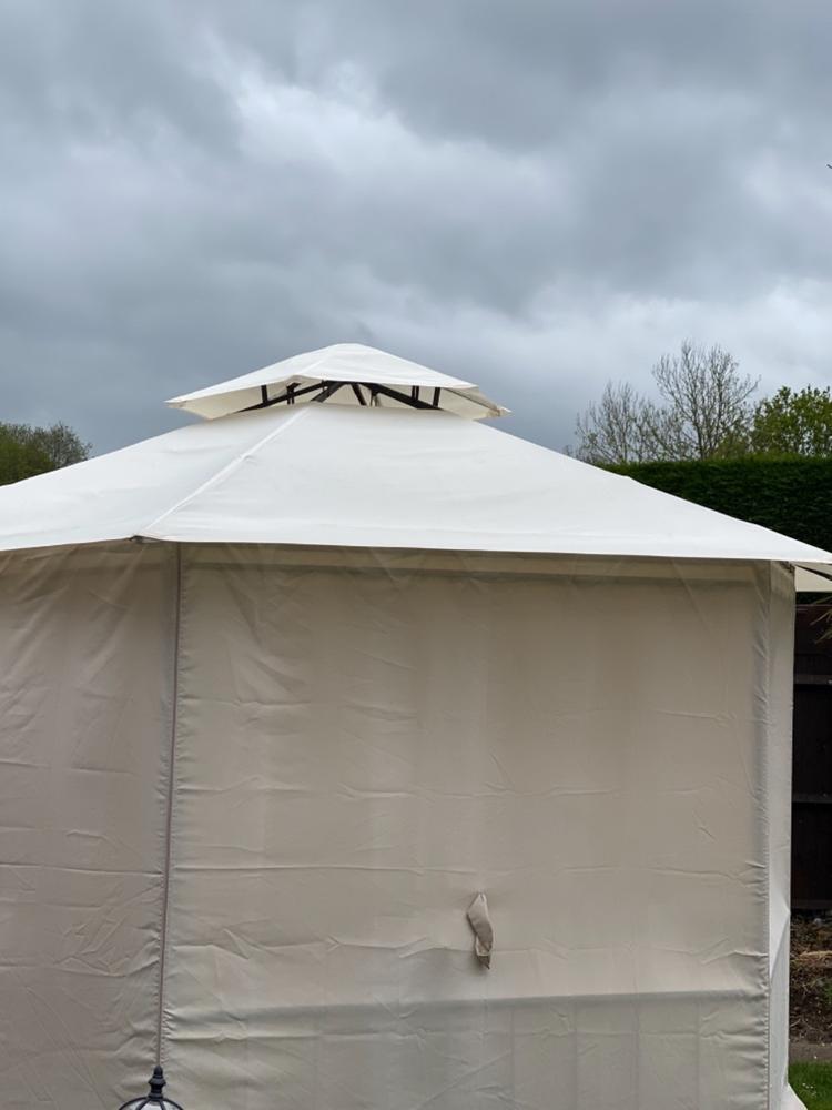 Canopy for 4m Hexagonal Patio Gazebo - Two Tier - Customer Photo From Lesley Davison