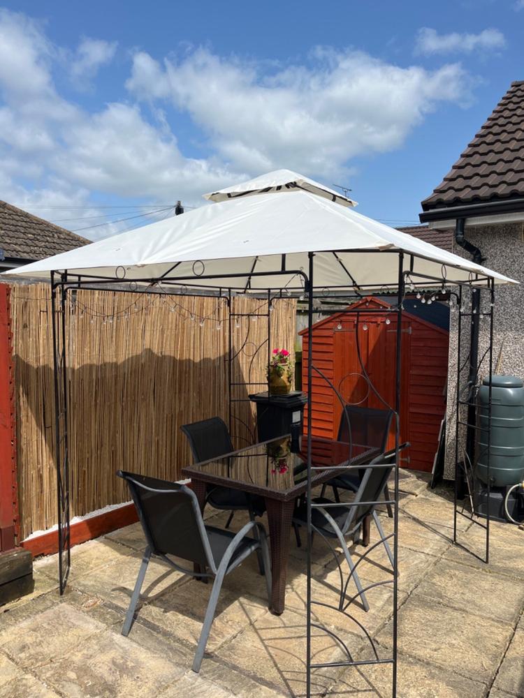 Canopy for 2.5m x 2.5m The Range Arosa Patio Gazebo - Two Tier - Customer Photo From Adrian Hall