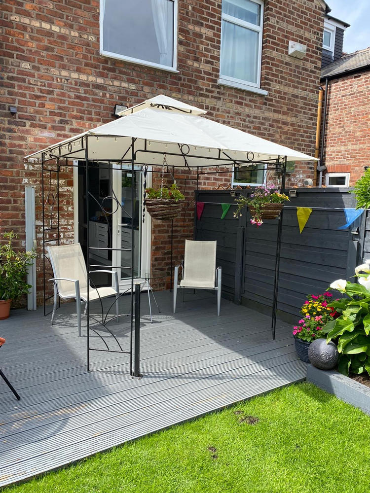 Canopy for 2.5m x 2.5m The Range Arosa Patio Gazebo Two Tier Gazebo