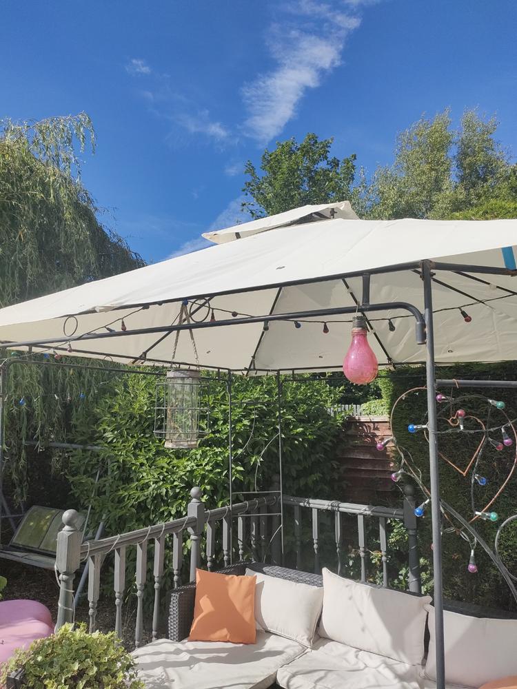 Canopy for 2.5m x 2.5m The Range Arosa Patio Gazebo Two Tier Gazebo