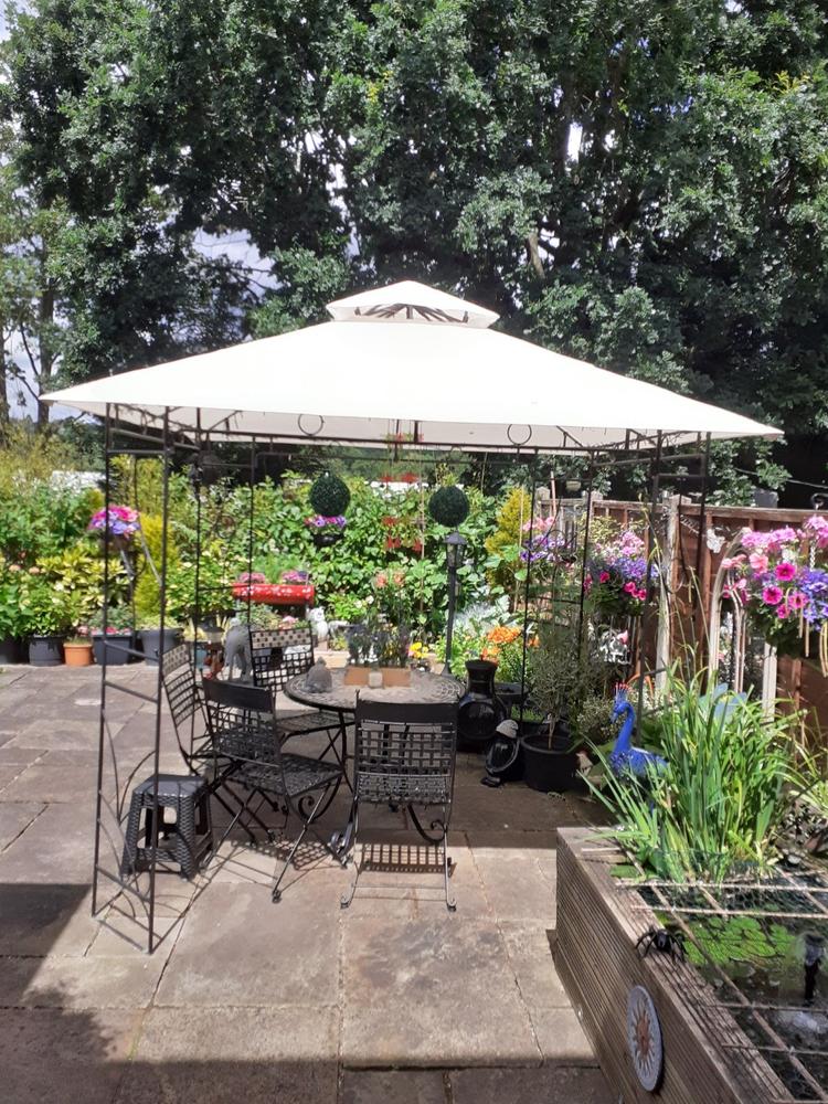 Canopy for 2.5m x 2.5m The Range Arosa Patio Gazebo - Two Tier - Customer Photo From Michael Brown
