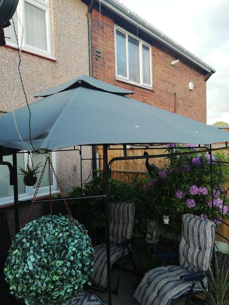Canopy for 2.5m x 2.5m The Range Arosa Patio Gazebo Two Tier Gazebo Spare Parts