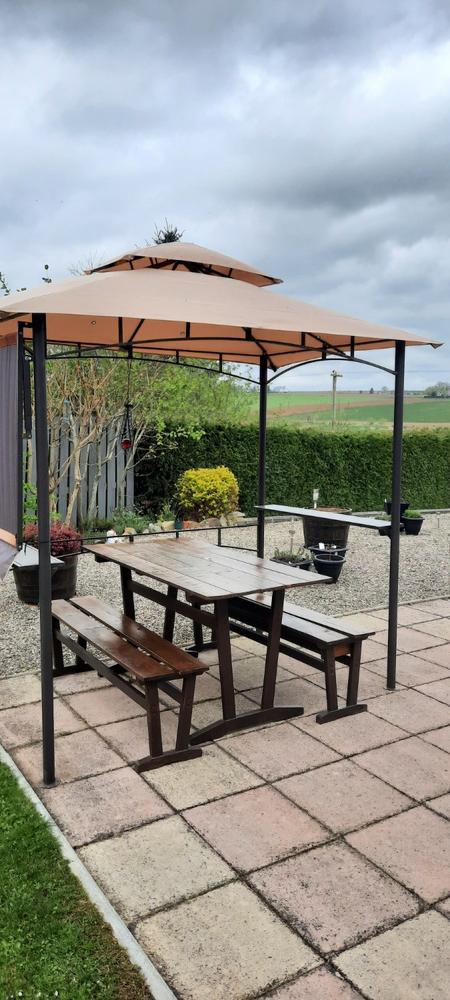 Canopy for 2.5m x 1.5m B&Q Rowlinson Roma Patio Gazebo - Two Tier - Customer Photo From Anne Watt