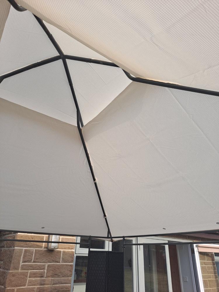Canopy for 3m x 3m Patio Gazebo - Two Tier - Customer Photo From MRS DEANNA WEBBER