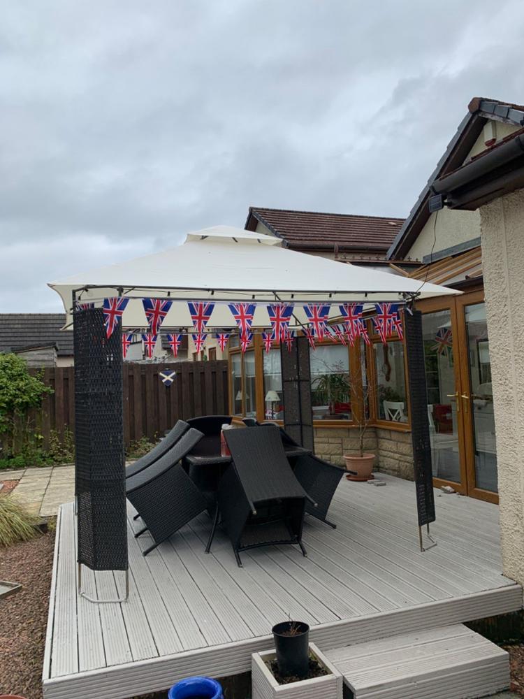 Canopy for 3m x 3m Homebase Panama/Mali Patio Gazebo - Two Tier - Customer Photo From William J Moore