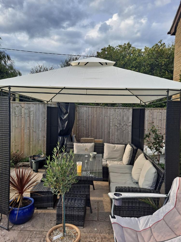 Canopy for 3m x 3m Patio Gazebo - Two Tier - Customer Photo From MRS DEANNA WEBBER