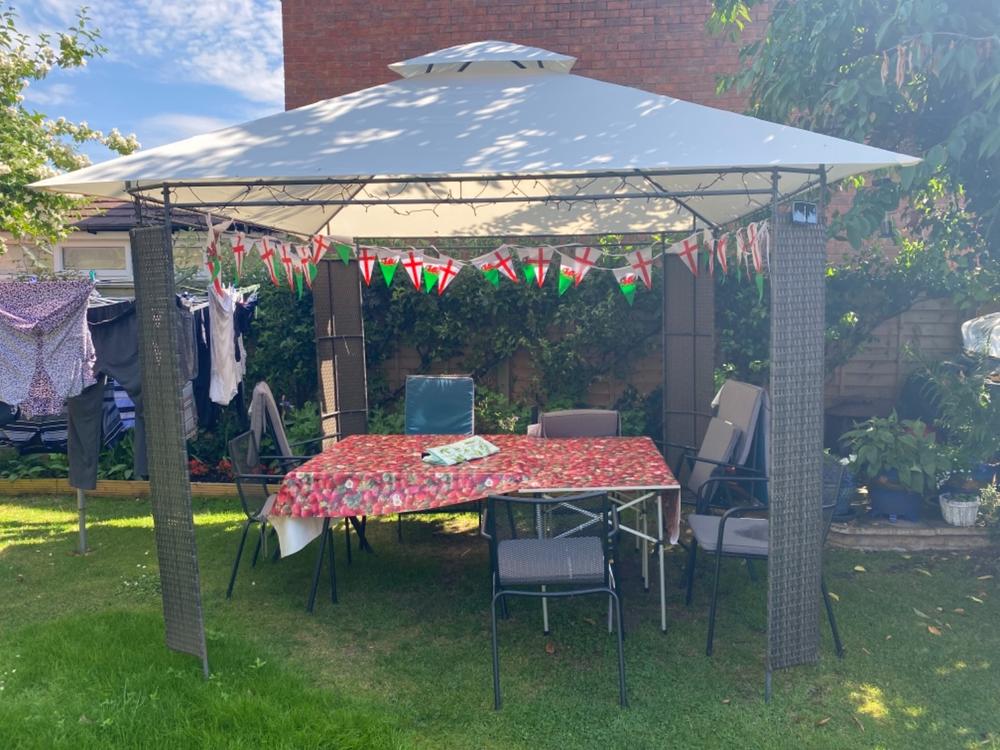 Canopy for 3m x 3m Patio Gazebo - Two Tier - Customer Photo From Ian Eastwood