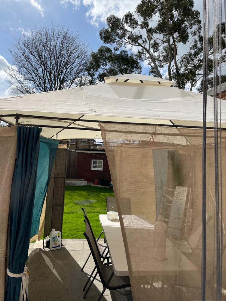 Canopy for 3m x 3m Patio Gazebo - Two Tier - Customer Photo From Anonymous