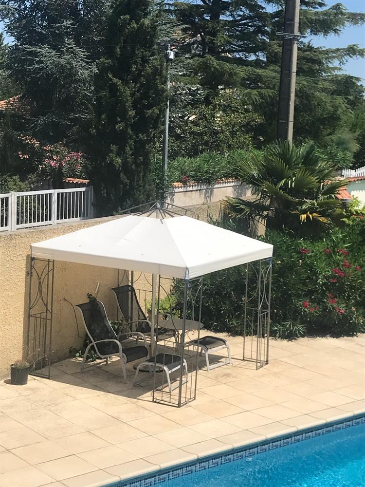 Canopy for 2.5m x 2.5m Patio Gazebo - Two Tier - Customer Photo From frederick white