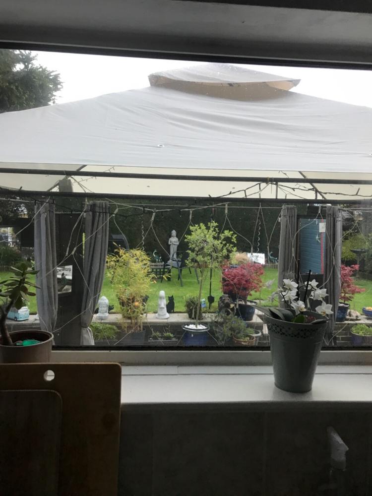 Canopy for 3m x 3m Patio Gazebo - Two Tier - Customer Photo From sharon france