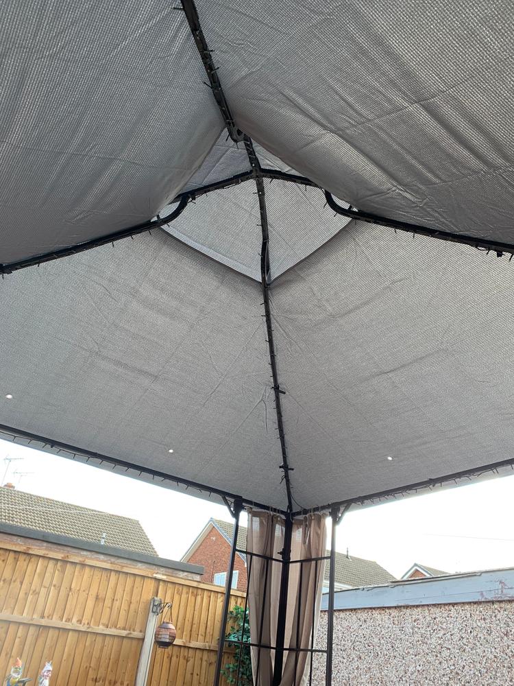Canopy for 3m x 3m The Range Athens Patio Gazebo - Two Tier - Customer Photo From Ellen Wilson