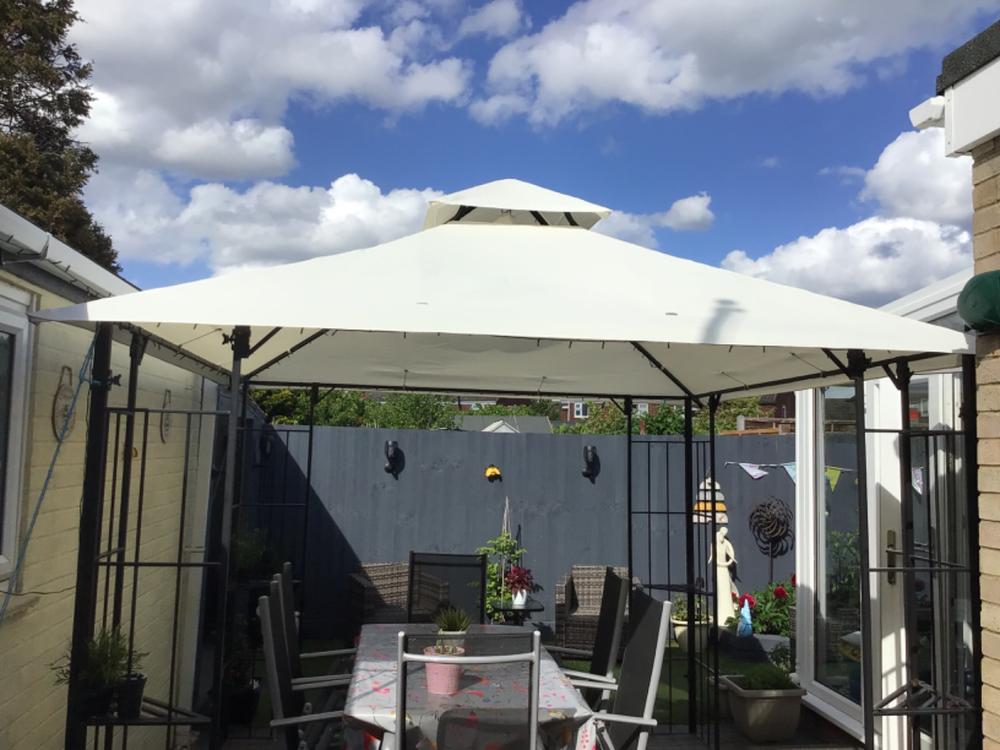 Canopy for 3m x 3m Patio Gazebo - Two Tier - Customer Photo From David Bloomfield