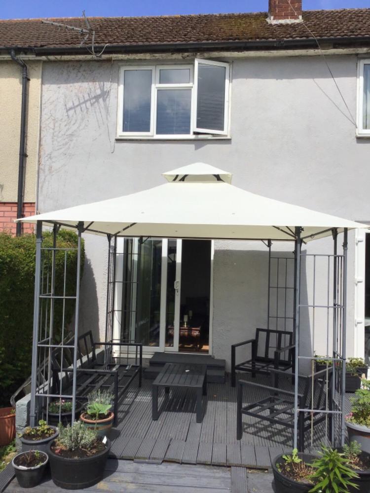Canopy for 3m x 3m Patio Gazebo - Two Tier - Customer Photo From John Payne