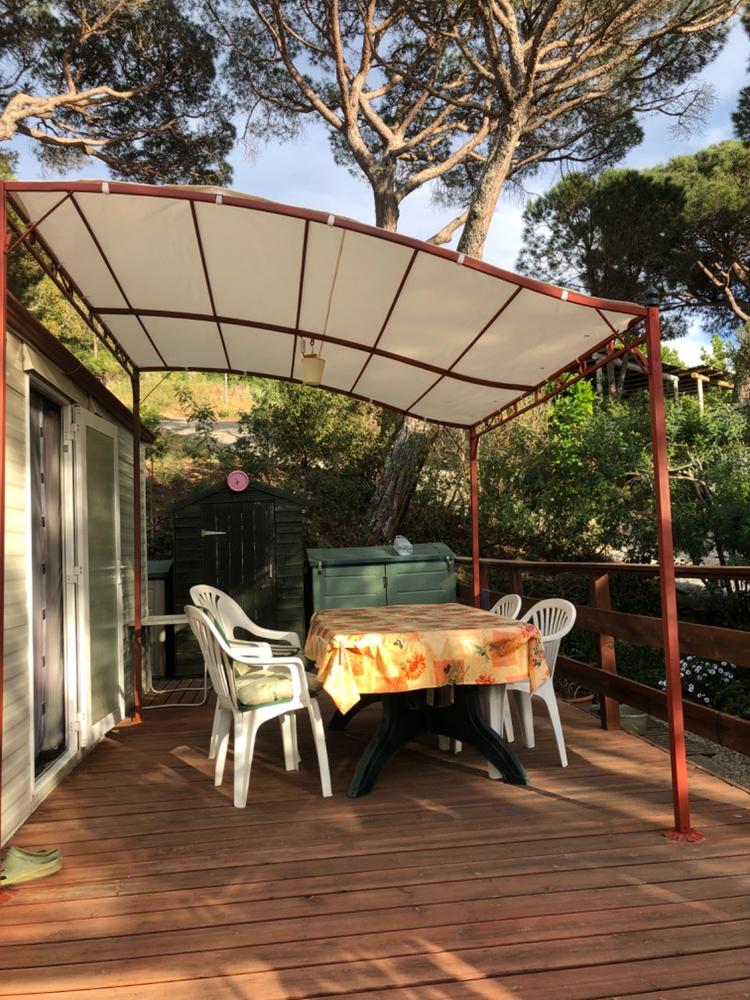 Canopy for 3m x 2.5m Patio Gazebo - Wall Mounted - Customer Photo From alan mercer