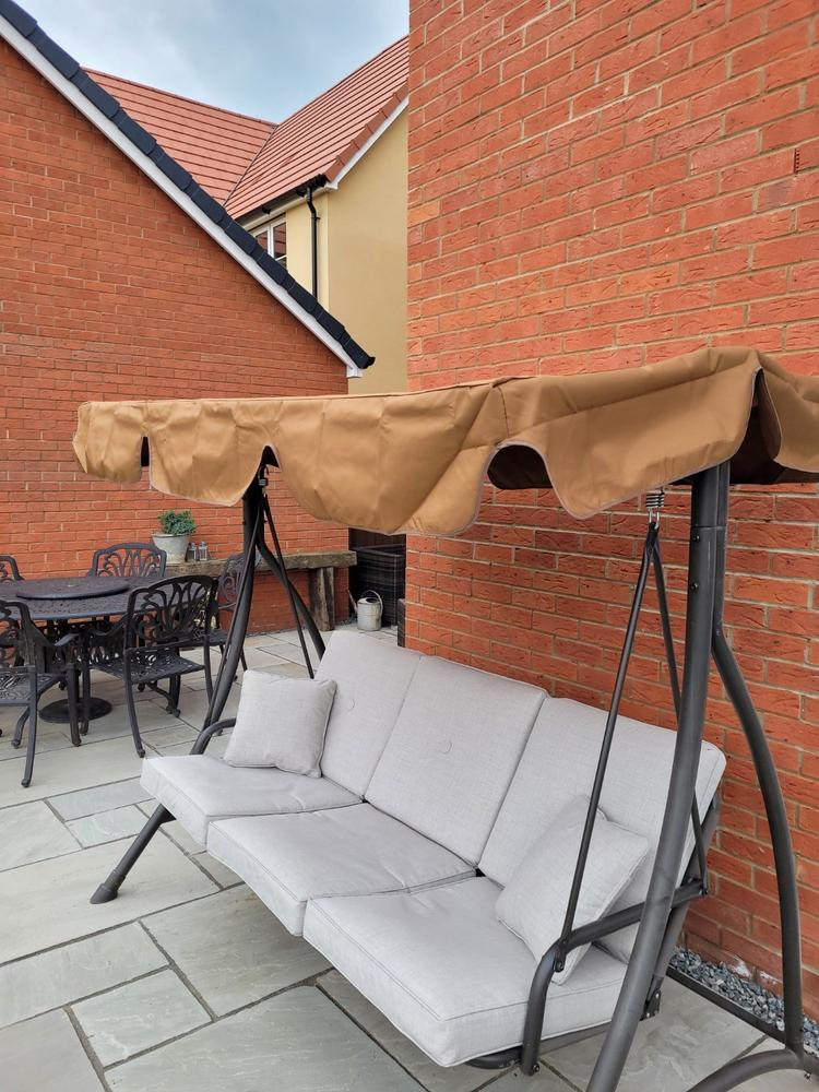 Canopy for Flat Swing Hammock - 190cm x 114cm - Customer Photo From Jacky Hughes