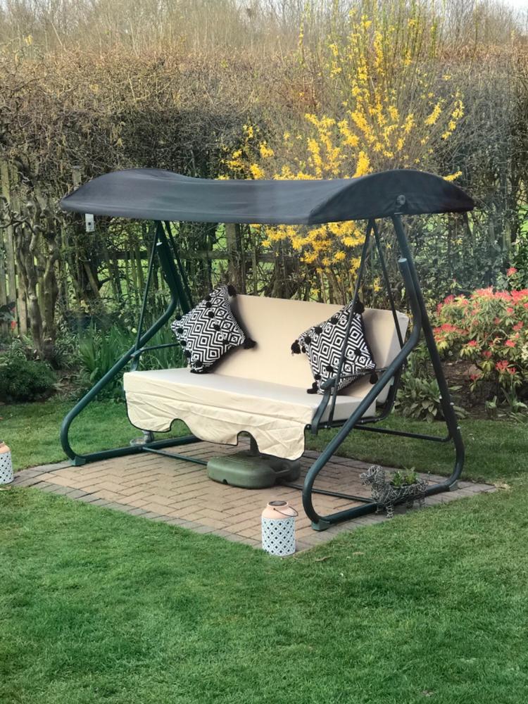 Canopy for Curved Swing Hammock - 194cm x 125cm - Customer Photo From Gail Steel