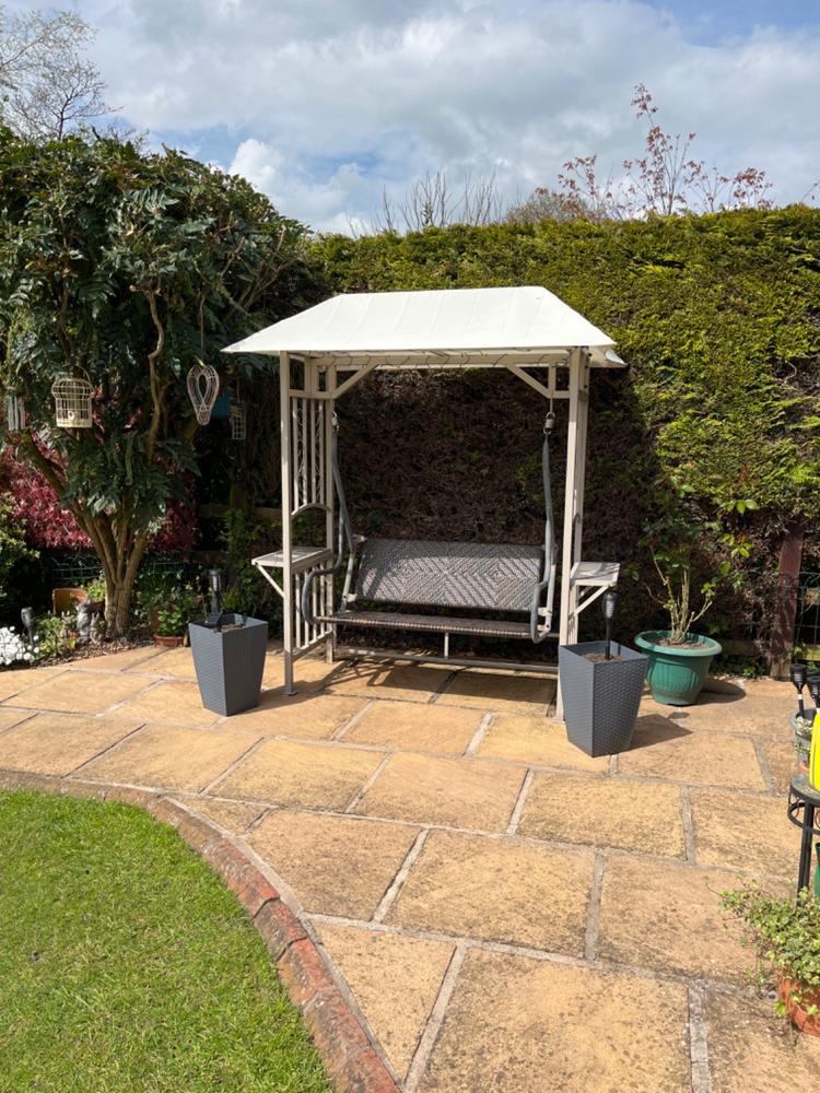 Canopy for Gazebo Style Swing Hammock - 188cm x 125cm - Customer Photo From Louise Mitchell