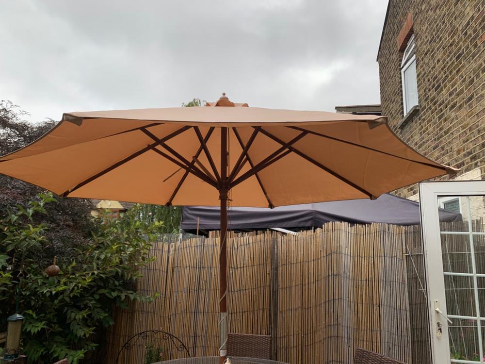 Canopy for 2.7m Round Parasol/Umbrella - 8 Spoke - Customer Photo From Madeleine Quiney