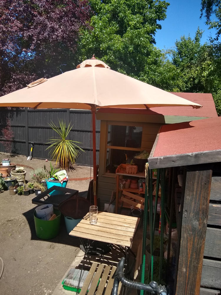 Canopy for 2.7m Round Parasol/Umbrella - 8 Spoke - Customer Photo From Gemma Lewis