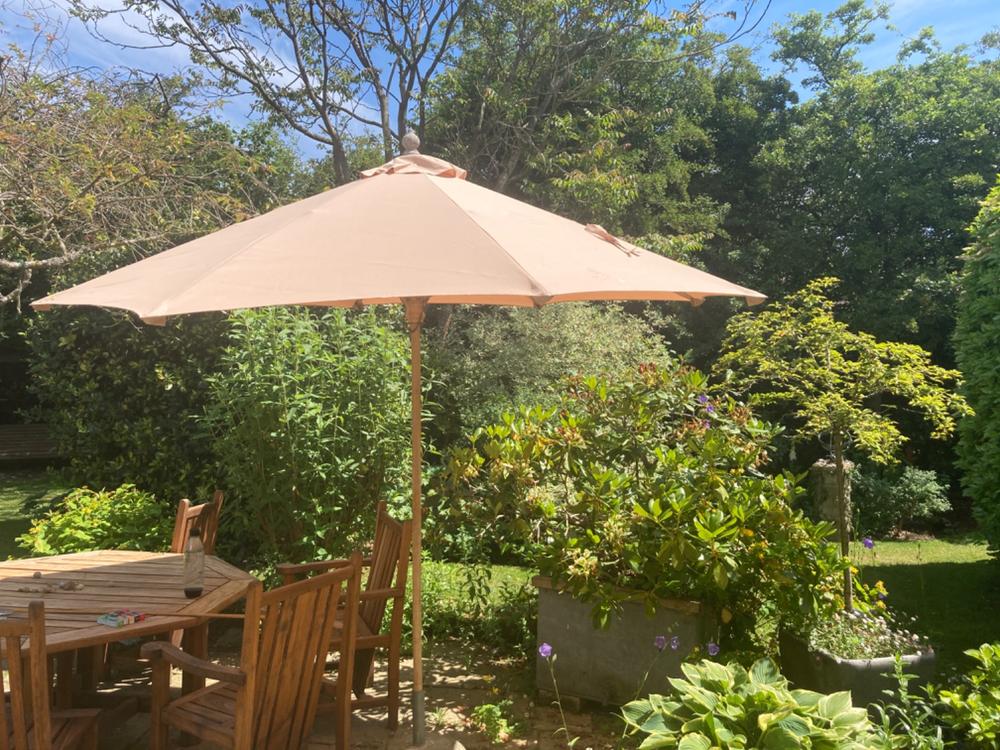 Canopy for 2.7m Round Parasol/Umbrella - 8 Spoke - Customer Photo From Peter Jenkins 