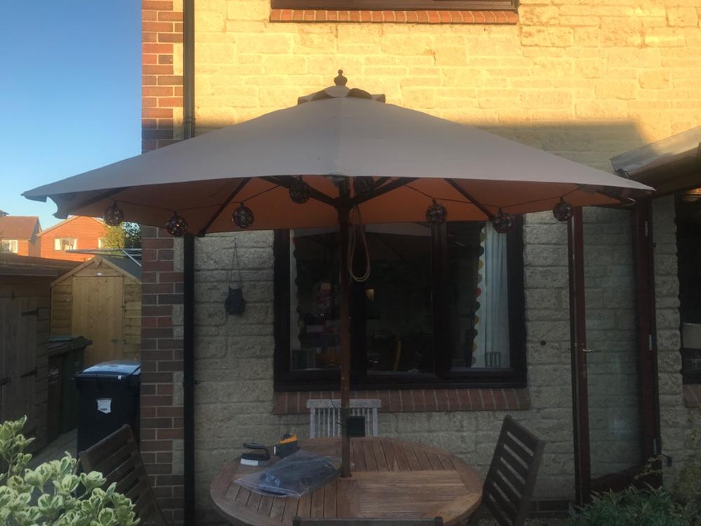 Canopy for 2.7m Round Parasol/Umbrella - 8 Spoke - Customer Photo From Anonymous
