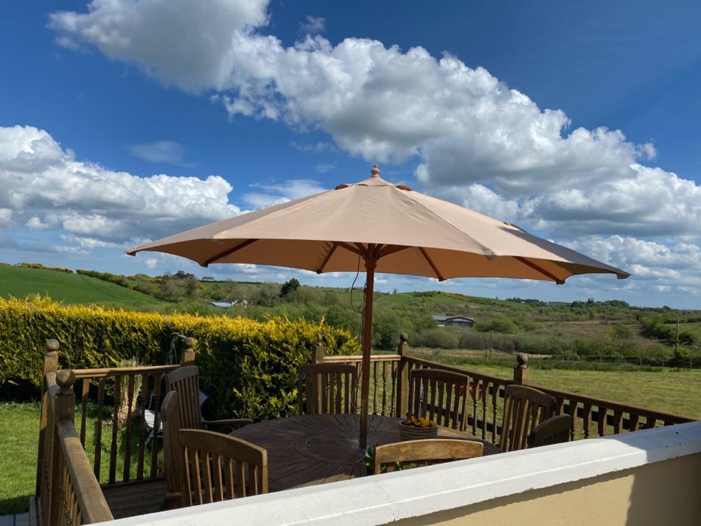Canopy for 3m Round Parasol/Umbrella - 8 Spoke - Customer Photo From Anonymous