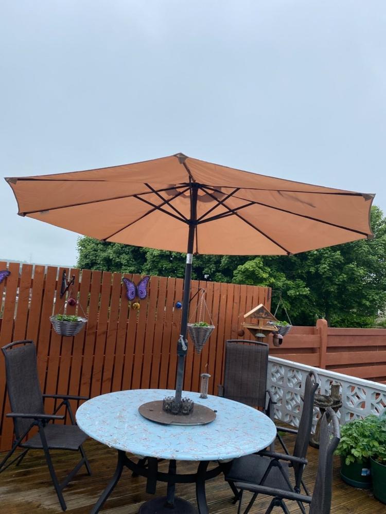Canopy for 3m Round Parasol/Umbrella - 8 Spoke - Customer Photo From Margaret Kilmartin