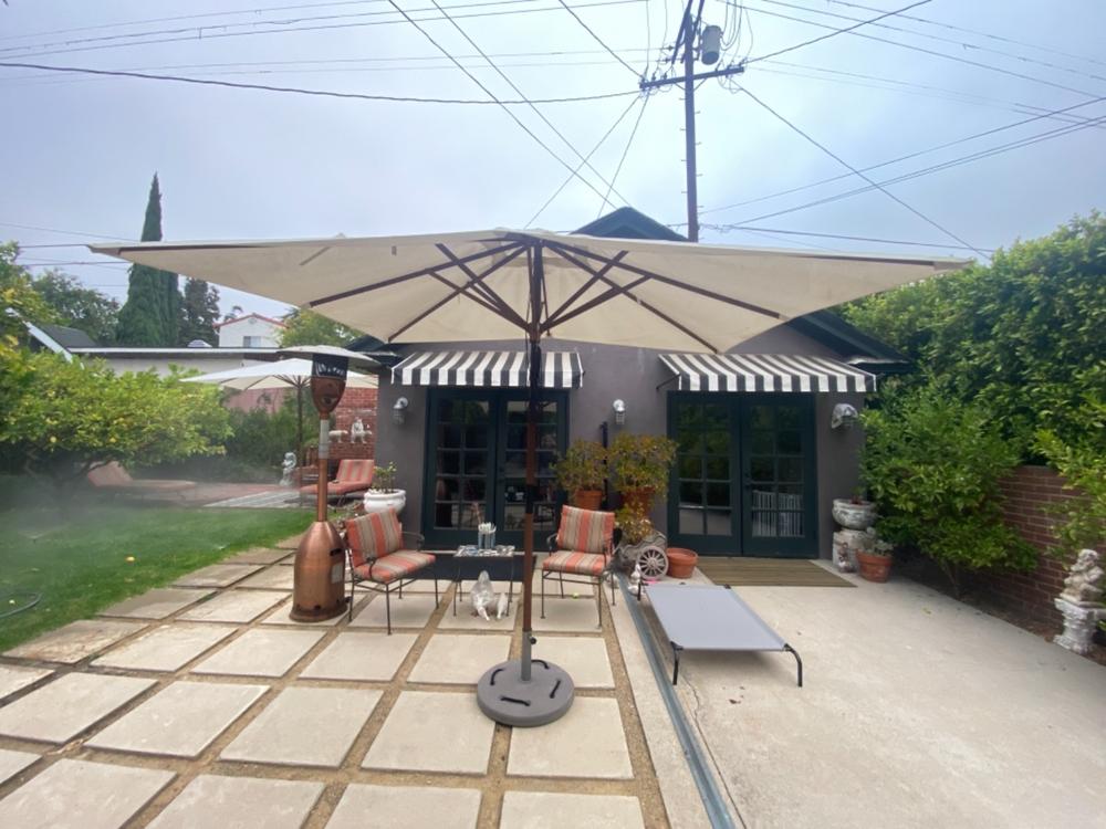 Canopy for 3m x 2.5m Rectangular Parasol/Umbrella - 8 Spoke - Customer Photo From Anonymous