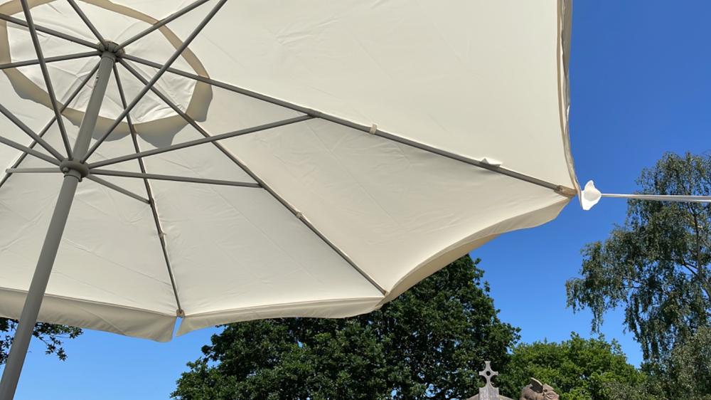 Canopy for 4m Round Parasol/Umbrella - 8 Spoke - Customer Photo From M Moore