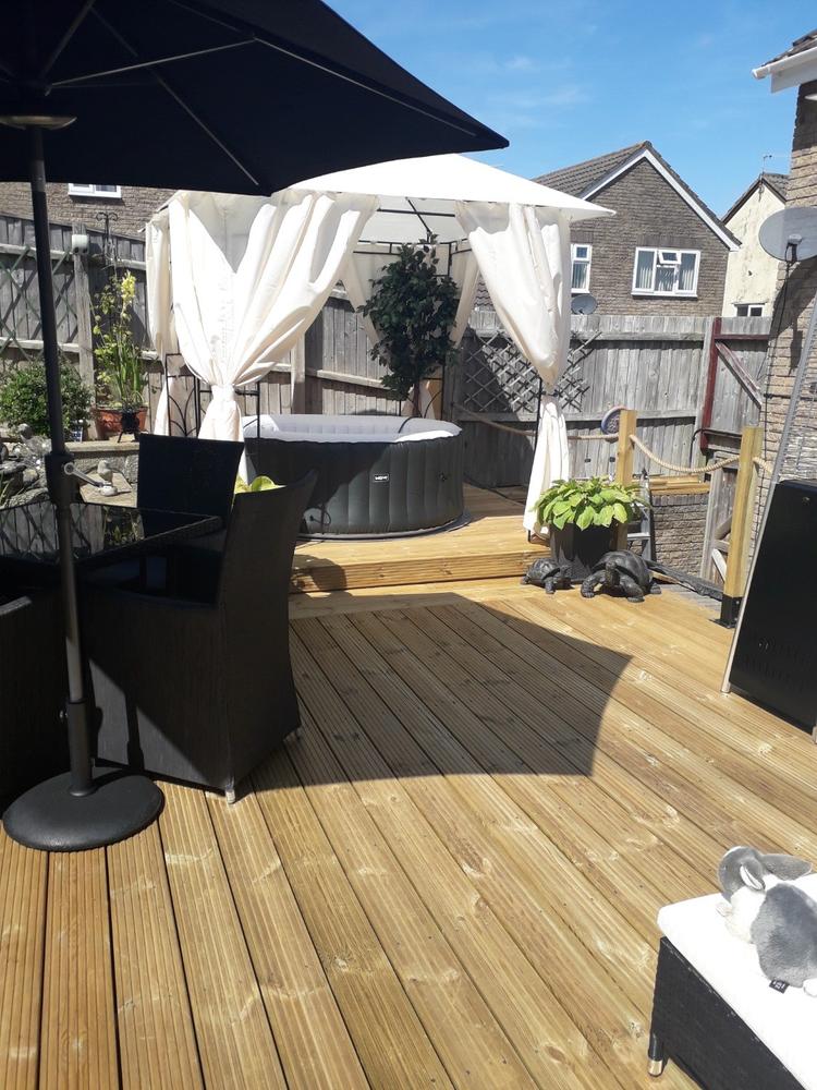 Universal Side Panel Set for 2.5m x 2.5m Patio Gazebo - Set of 4 - Customer Photo From ELAINE CHEESMAN
