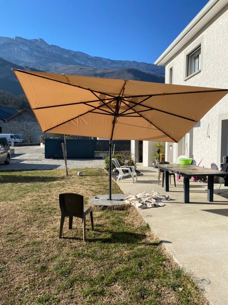 Canopy for 3.3m x 2.4m Ikea Seglaro Rectangular Cantilever Parasol/Umbrella - 8 Spoke - Customer Photo From Franck