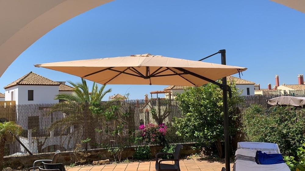 Canopy for 3.3m x 2.4m Rectangular Cantilever Parasol/Umbrella - 8 Spoke - Customer Photo From Anonymous