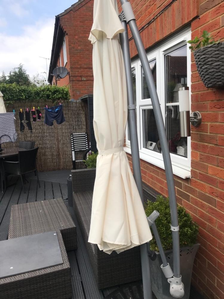 Canopy for 3m Round Cantilever Parasol/Umbrella - 8 Spoke - Customer Photo From Terry T.